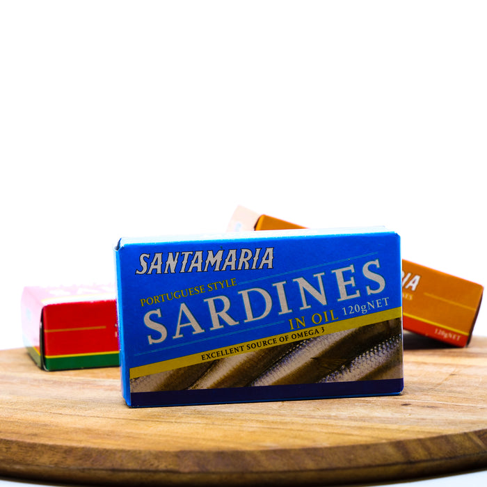 SANTAMARIA SARDINES OIL IN TIN 120G
